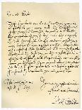 Letter from Admiral Robert Blake to the Commissioners of the Admiralty, 25th August 1654-Robert Blake-Giclee Print