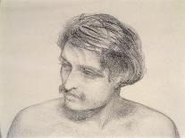 Study of a Man's Head-Robert Braithwaite Martineau-Framed Giclee Print