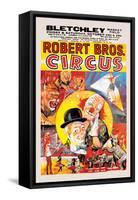 Robert Brothers' Circus at Bletchley Market Field-null-Framed Stretched Canvas