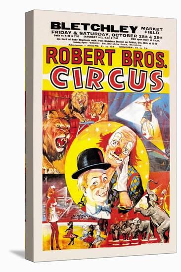 Robert Brothers' Circus at Bletchley Market Field-null-Stretched Canvas