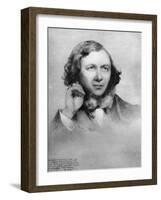 Robert Browning, British Poet, 1859-Field Talfourd-Framed Giclee Print