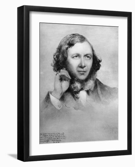 Robert Browning, British Poet, 1859-Field Talfourd-Framed Giclee Print