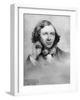 Robert Browning, British Poet, 1859-Field Talfourd-Framed Giclee Print