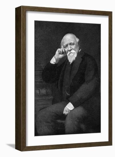 Robert Browning, British Poet and Playwright-Herbert Rose Barraud-Framed Giclee Print