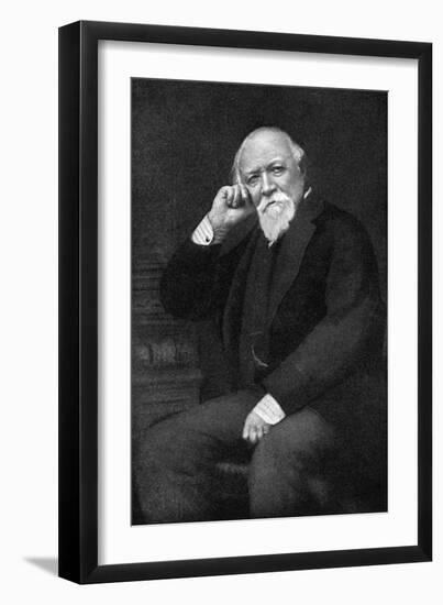 Robert Browning, British Poet and Playwright-Herbert Rose Barraud-Framed Giclee Print