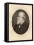 Robert Browning, English Poet and Dramatist, C1880-Lock & Whitfield-Framed Stretched Canvas