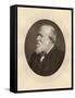 Robert Browning, English Poet and Dramatist, C1880-Lock & Whitfield-Framed Stretched Canvas