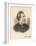 Robert Browning, English Poet and Dramatist, C1880-null-Framed Giclee Print