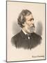 Robert Browning, English Poet and Dramatist, C1880-null-Mounted Giclee Print