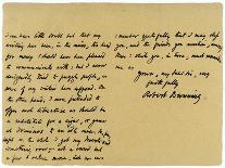 Letter from Robert Browning to William G Kingsland, 27th November 1868-Robert Browning-Mounted Giclee Print