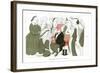 Robert Browning, Taking Tea with the Browning Society, 1904-Max Beerbohm-Framed Giclee Print