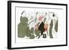 Robert Browning, Taking Tea with the Browning Society, 1904-Max Beerbohm-Framed Giclee Print