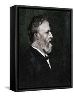 Robert Browning-George Frederick Watts-Framed Stretched Canvas