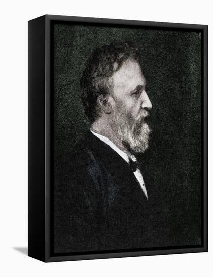 Robert Browning-George Frederick Watts-Framed Stretched Canvas