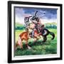 Robert Bruce About to Kill Sir Henry De Bohum-Ron Embleton-Framed Giclee Print