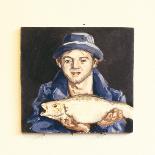 Fish-Boy-Robert Burkall Marsh-Giclee Print