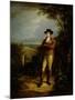 Robert Burns (1759-96), 1828 (Panel)-Alexander Nasmyth-Mounted Giclee Print