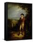 Robert Burns (1759-96), 1828 (Panel)-Alexander Nasmyth-Framed Stretched Canvas