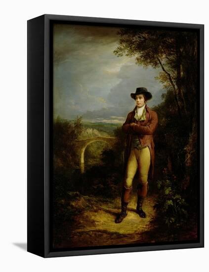 Robert Burns (1759-96), 1828 (Panel)-Alexander Nasmyth-Framed Stretched Canvas