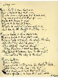 Handwriting and Signature of Robert Burns, 1787-Robert Burns-Framed Giclee Print