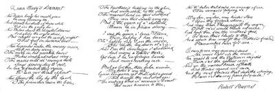 Robert Burns' Signature-Robert Burns-Framed Giclee Print