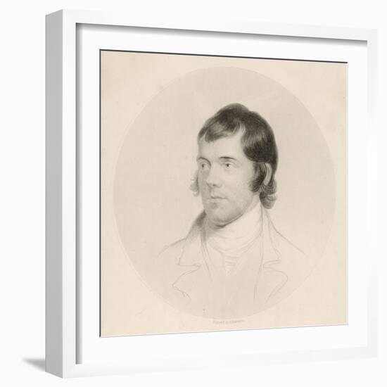 Robert Burns Scottish National Poet Portrait-null-Framed Photographic Print