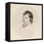 Robert Burns Scottish National Poet Portrait-null-Framed Stretched Canvas