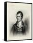Robert Burns Scottish National Poet Portrait-Alexander Nasmyth-Framed Stretched Canvas