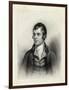 Robert Burns Scottish National Poet Portrait-Alexander Nasmyth-Framed Art Print