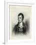 Robert Burns Scottish National Poet Portrait-Alexander Nasmyth-Framed Art Print