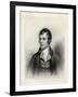 Robert Burns Scottish National Poet Portrait-Alexander Nasmyth-Framed Art Print