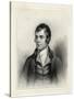 Robert Burns Scottish National Poet Portrait-Alexander Nasmyth-Stretched Canvas