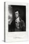 Robert Burns, Scottish Poet, 19th Century-W Holl-Stretched Canvas