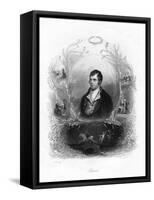 Robert Burns, Scottish Poet-Albert Henry Payne-Framed Stretched Canvas