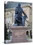 Robert Burns Statue, Albert Square, Dundee, Scotland-Mark Sunderland-Stretched Canvas