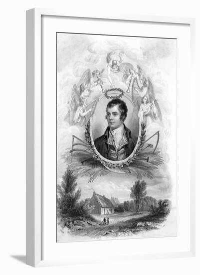 Robert Burns, Watt-T Watt-Framed Art Print