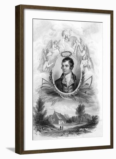 Robert Burns, Watt-T Watt-Framed Art Print