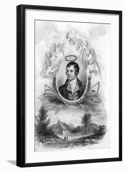 Robert Burns, Watt-T Watt-Framed Art Print