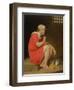 Robert (C.1054-1134) Duke of Normandy in Prison, 1779 (Oil on Copper)-John Downman-Framed Premium Giclee Print