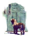 "Dog Waiting for Schoolboy," Saturday Evening Post Cover, September 10, 1938-Robert C. Kauffmann-Giclee Print