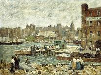 On the Waterfront-Robert C. Spencer-Giclee Print