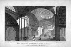 The New Three Percent Office at the Bank of England, City of London, 1808-Robert Cabbel Roffe-Giclee Print