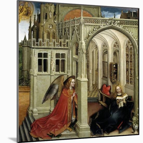 Robert Campin / The Annunciation, 1418-1419-Robert Campin-Mounted Giclee Print