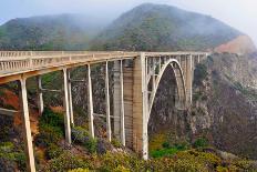 Bixby Bridge, Big Sur California-robert cicchetti-Photographic Print