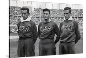 Robert Clark, Glenn Morris, John Parker, American Decathletes, Berlin Olympics, 1936-null-Stretched Canvas