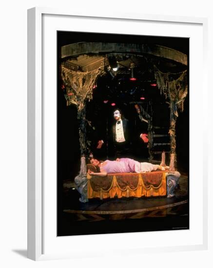 Robert Cuccioli and Glory Crampton in a Scene from The Phantom of the Opera-Ted Thai-Framed Premium Photographic Print