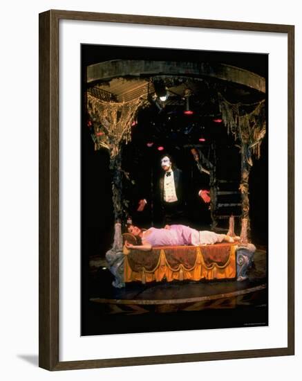 Robert Cuccioli and Glory Crampton in a Scene from The Phantom of the Opera-Ted Thai-Framed Premium Photographic Print