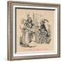 'Robert Curthose trying to get a Bill discounted', c1860, (c1860)-John Leech-Framed Giclee Print
