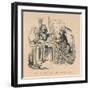 'Robert Curthose trying to get a Bill discounted', c1860, (c1860)-John Leech-Framed Giclee Print