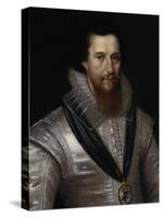 Robert Devereux, 2nd Earl of Essex (1565-160), End of 17th C-Marcus Gheeraerts The Younger-Stretched Canvas